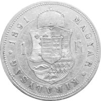 Österreich / Ungarn 10 Stück 1 Gulden / FL / FR 1857-1892 - Franz Joseph I