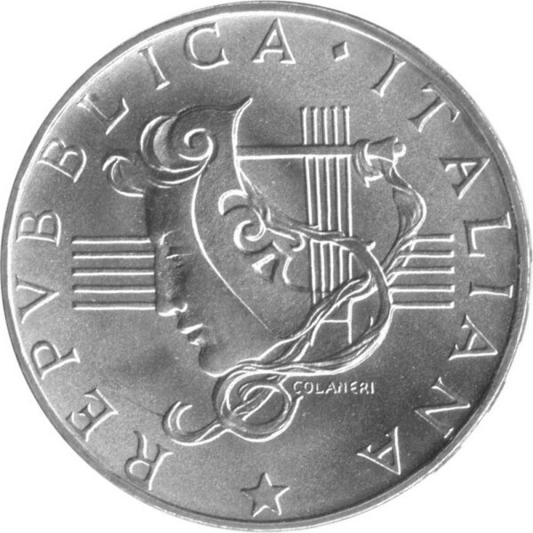 Italien 500 Lire 1985 - Europäisches Jahr der Musik - Silber
