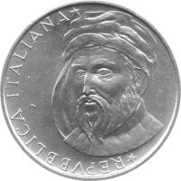 Italien 500 Lire 1986 - 600. Geburtstag von Donatello -...