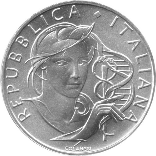 Italien 500 Lire 1989 - Kampf gegen Krebs - Silber