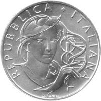 Italien 500 Lire 1989 - Kampf gegen Krebs - Silber