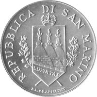 San Marino 5 Euro 2004 "Bartolomeo Borghesi" - Silber