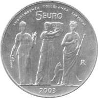 San Marino 5 Euro 2003 "Unabhängigkeit,...