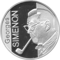 Belgien 10 Euro 2003 - Georges Simenon - Silber PP