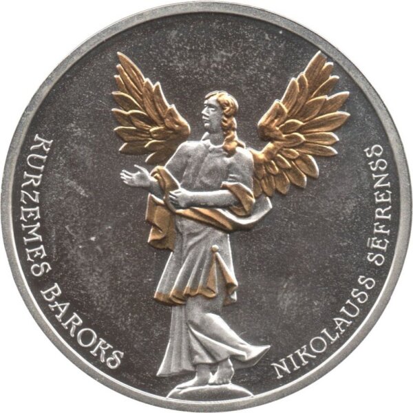 Lettland 5 Euro 2014 "Barock von Kurland" - Silber PP teilvergoldet
