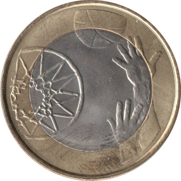 Finnland 5 Euro 2015 - Basketball - Bi-Metall