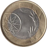 Finnland 5 Euro 2015 - Basketball - Bi-Metall