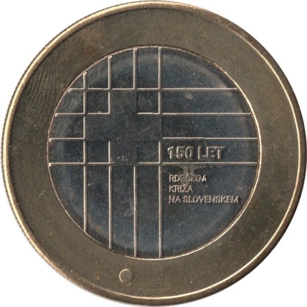 Slowenien 3 Euro 2016 - 150. Jahre Slowenisches Rotes Kreuz - Bi-Metall