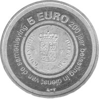 Niederlande 5 Euro 2006 - 200 Jahre Finanzbehörde - Silber