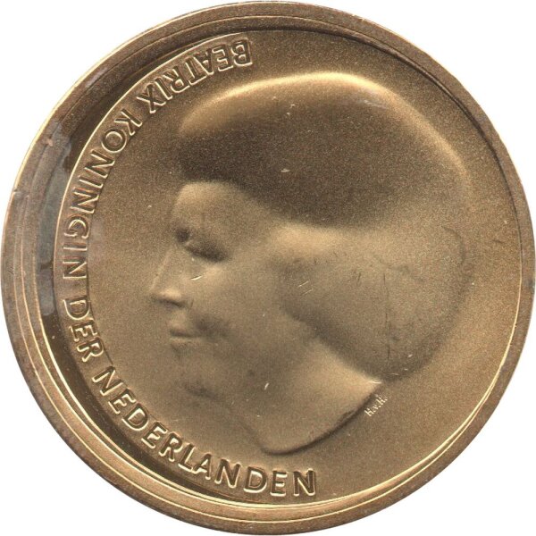 Niederlande 10 Euro 2002 - Königliche Hochzeit von Willem-Alexander und Maxima - Silber vergoldet