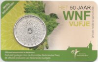 Niederlande 5 Euro 2011 - 50 Jahre WWF - Ku-Ni versilbert...