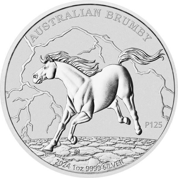 Australien Brumby 5. Ausgabe 2024 1 oz Silber | Wildpferd