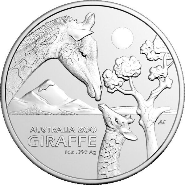 Australien Zoo 5. Ausgabe 2024 Giraffe 1 oz Silber
