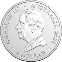 Australien Zoo 5. Ausgabe 2024 Giraffe 1 oz Silber