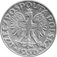Polen 2 Zlote 1936 - 15 Jahre Hafen von Gdynia - Silber