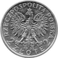 Polen 2 Zlote - div. Polonia 10 Stück 750/1000 Silber