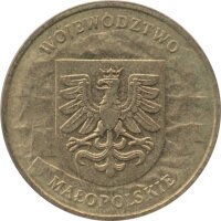Polen 2 Zlote 2004 - Woiwodschaft Kleinpolen - Messing