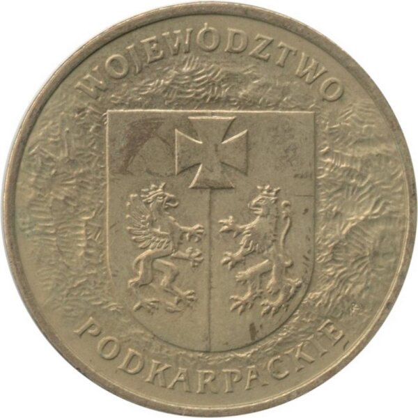 Polen 2 Zlote 2004 - Woiwodschaft Karpatenvorland - Messing