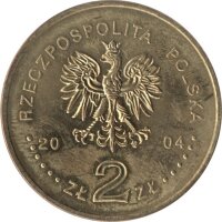 Polen 2 Zlote 2004 - Aleksander Czekanowski - Messing