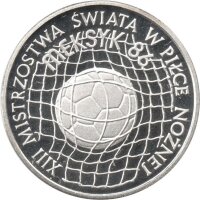 Polen 500 Zlotych 1986 - XIII. Fußball WM 1986 in...
