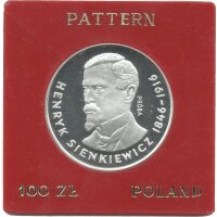 Polen 100 Zlotych 1977 PROBE - Henryk Sienkiewicz -...