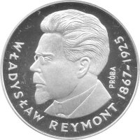 Polen 100 Zlotych 1977 PROBE - Wladyslaw Reymont - Silber PP