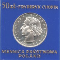 Polen 50 Zlotych 1972 - Frédéric Chopin -...