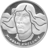 Polen 100 Zlotych 1973 - Nikolaus Kopernikus - Silber PP