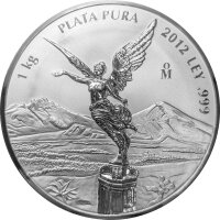 Mexiko Libertad 2012 1000 Gramm Silber - Reverse Proof