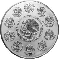 Mexiko Libertad 2012 1000 Gramm Silber - Reverse Proof