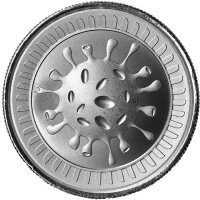 Round USA 2020 Covid-19 Pandemic 2 oz Silber