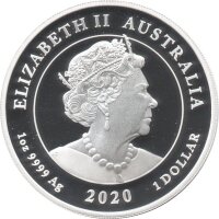 Australien 1 Dollar 2020 - One Love - 1 oz Silber PP