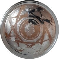 Australien 5 Dollars 2019 -  Die Erde und mehr "Die Sonne" - 1 oz Silber PP gewölbt
