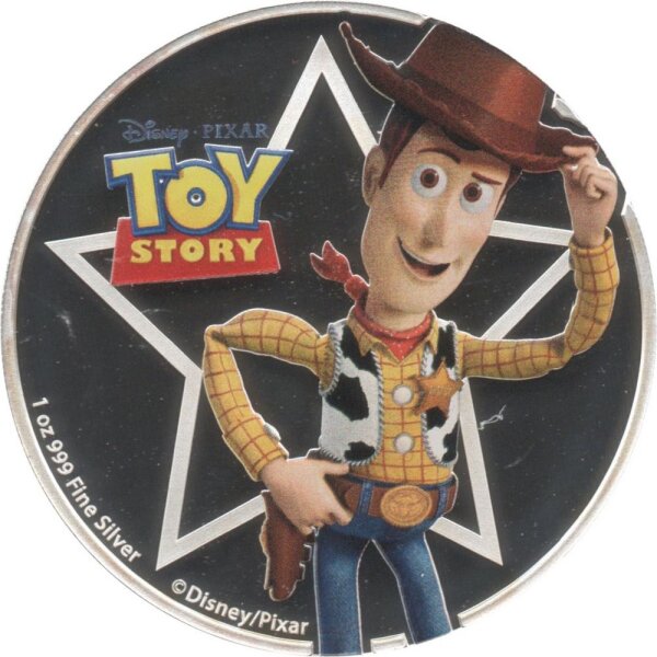 Niue 2 Dollars 2018 - Disney-Toy Story "Woody" - 1 oz Silber PP