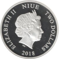Niue 2 Dollars 2018 - Disney-Toy Story "Woody" - 1 oz Silber PP