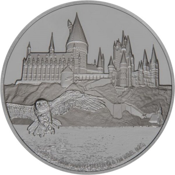 Niue 2 Dollars 2020 - Harry Potter "Hogwarts Castle" - 1 oz Silber PP