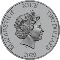 Niue 2 Dollars 2020 - Harry Potter "Hogwarts Castle" - 1 oz Silber PP