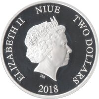 Niue 2 Dollars 2018 - Disney Bösewichte "Maleficent" - 1 oz Silber PP