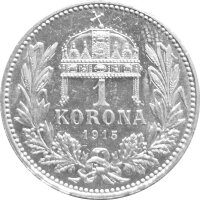 Ungarn 1 Korona 1912 - 1916 Franz Joseph I