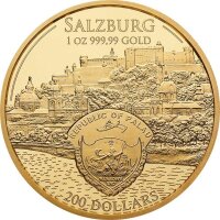 Palau Wolfgang Amadeus Mozart 2017 1 oz Gold