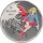 Kanada 10 Dollars 2015 - DC Comics "Supergirl" - Silber PP teilcoloriert