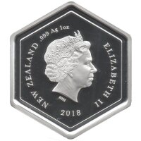 Neuseeland 1 Dollar 2018 Manuka-Honig 1 oz Silber PP