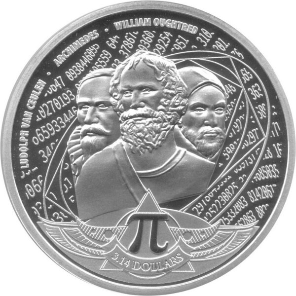 Solomon Islands Kreiszahl Pi 2020 1 oz Silber