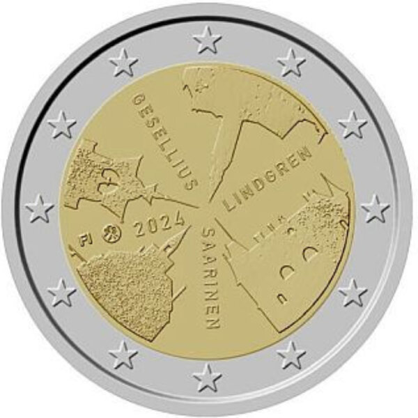 Finnland 2 Euro 2024 "Architektur"