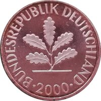 J.380 Deutschland 1 Pfennig 1950 - 2001 Kursmünze