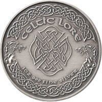 Round USA Celtic Lore Serie "Cernunnos" 1 oz Silber Antik Finish