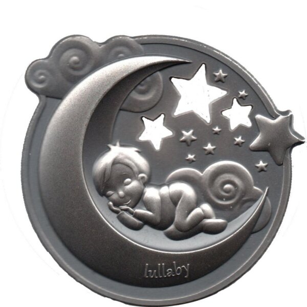 Cook Islands 5 Dollars 2018 - Lullaby "Dreaming Boy" - 1 oz Silber Antik Finish