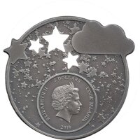 Cook Islands 5 Dollars 2018 - Lullaby "Dreaming Boy" - 1 oz Silber Antik Finish