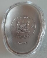 Fiji 5 Dollars 2019 - Spiderman Mask - 2 oz Silber Antik Finish