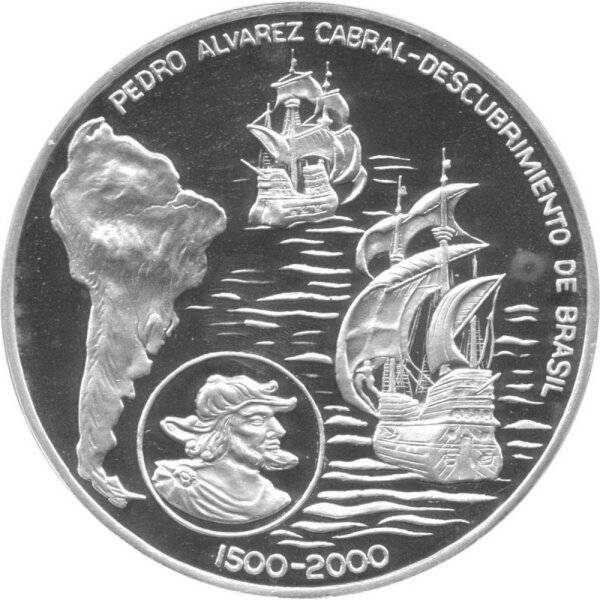 Sahara 1.000 Pesetas 2000 - 500. Jahrestag der Entdeckung Brasiliens - Silber PP